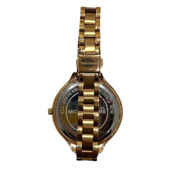 Michael Kors Slim Runway Collection Watch Rose Gold Stainless Steel MK-3211 - Picture 4 of 8